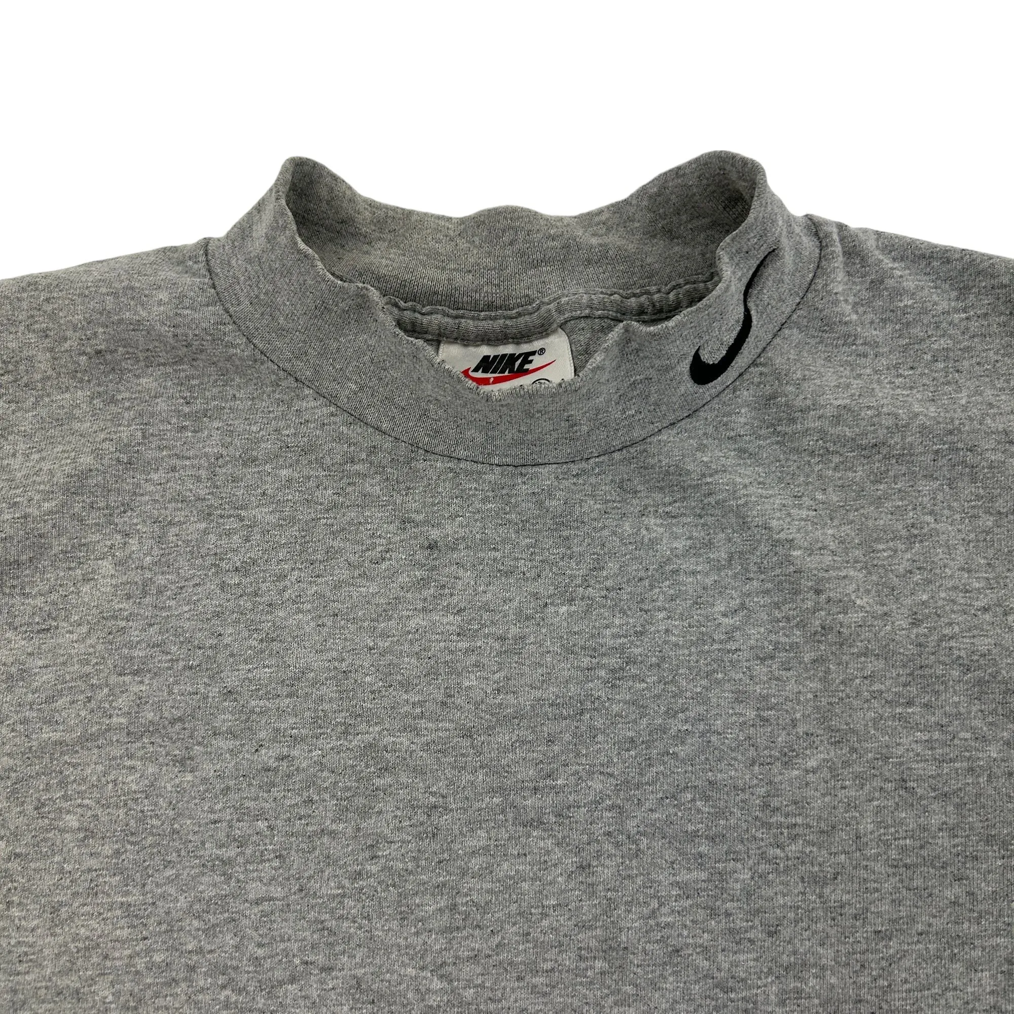 Vintage Nike Mock Neck Long Sleeve T-Shirt Size XL