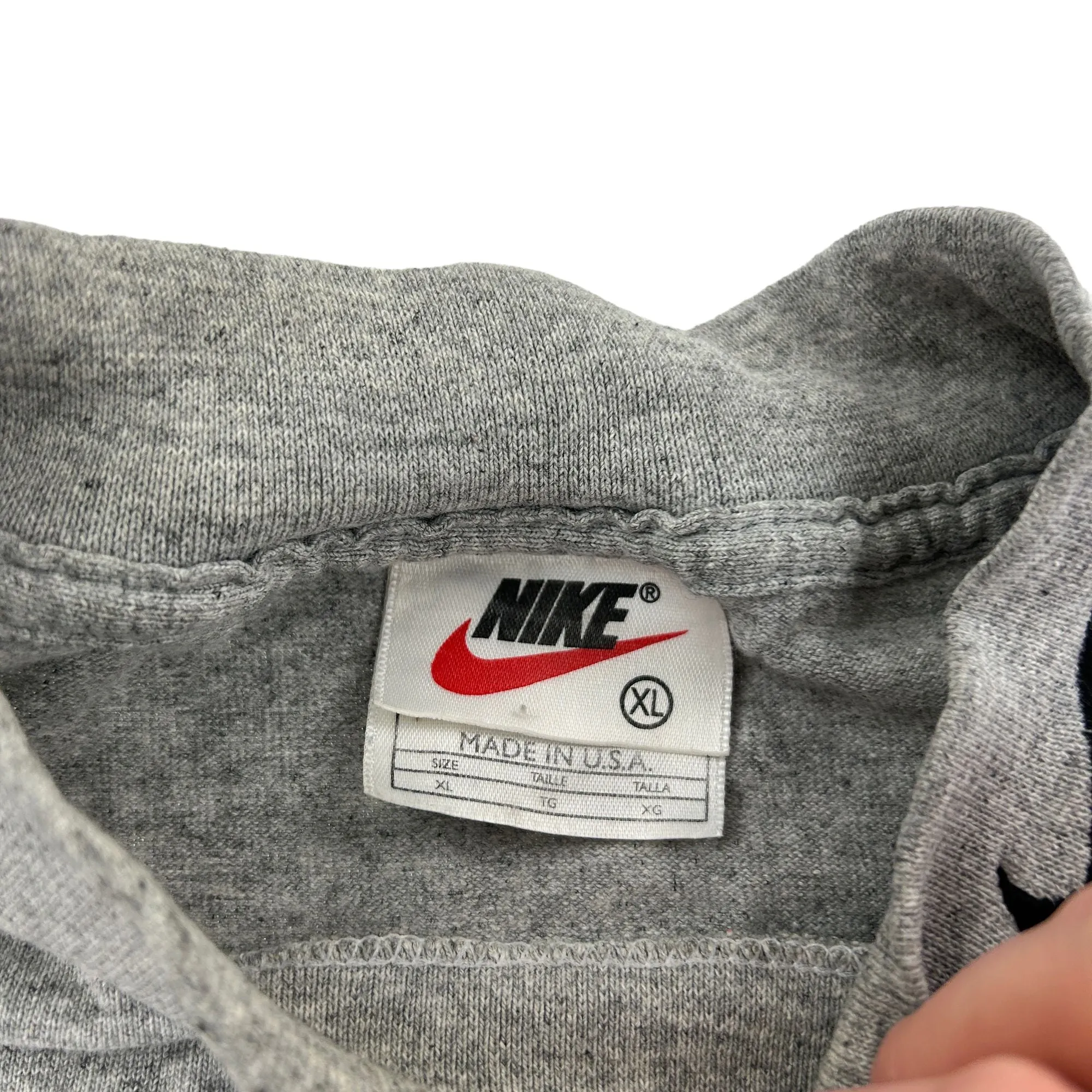 Vintage Nike Mock Neck Long Sleeve T-Shirt Size XL